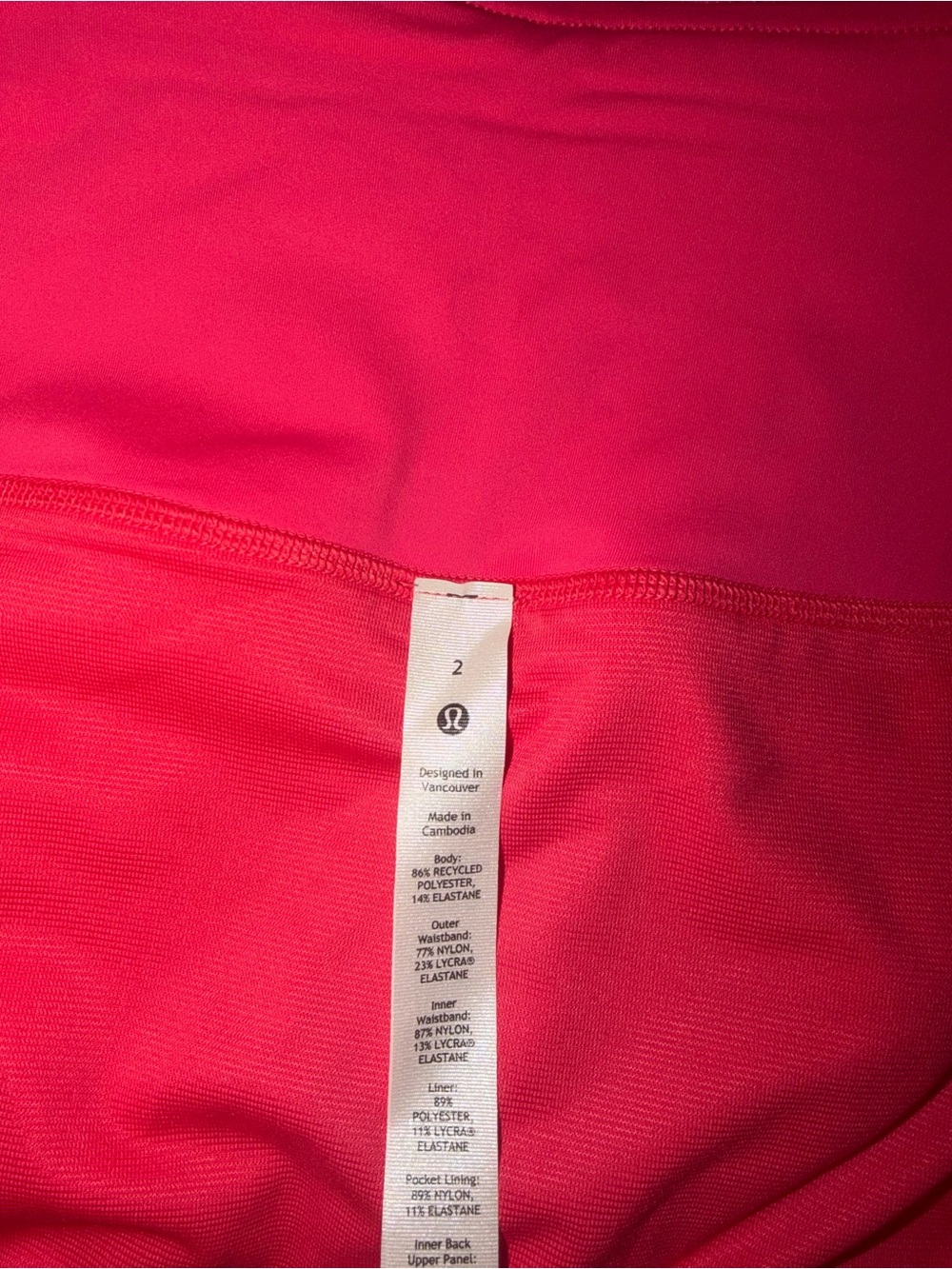 lululemon athletica Bright Pink Athletic Shorts - Picture 6 of 6